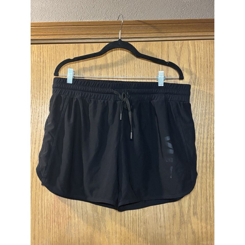 ZYIA Active Black Athleisure Shorts Women’s 2XL Phone Pocket Drawstring